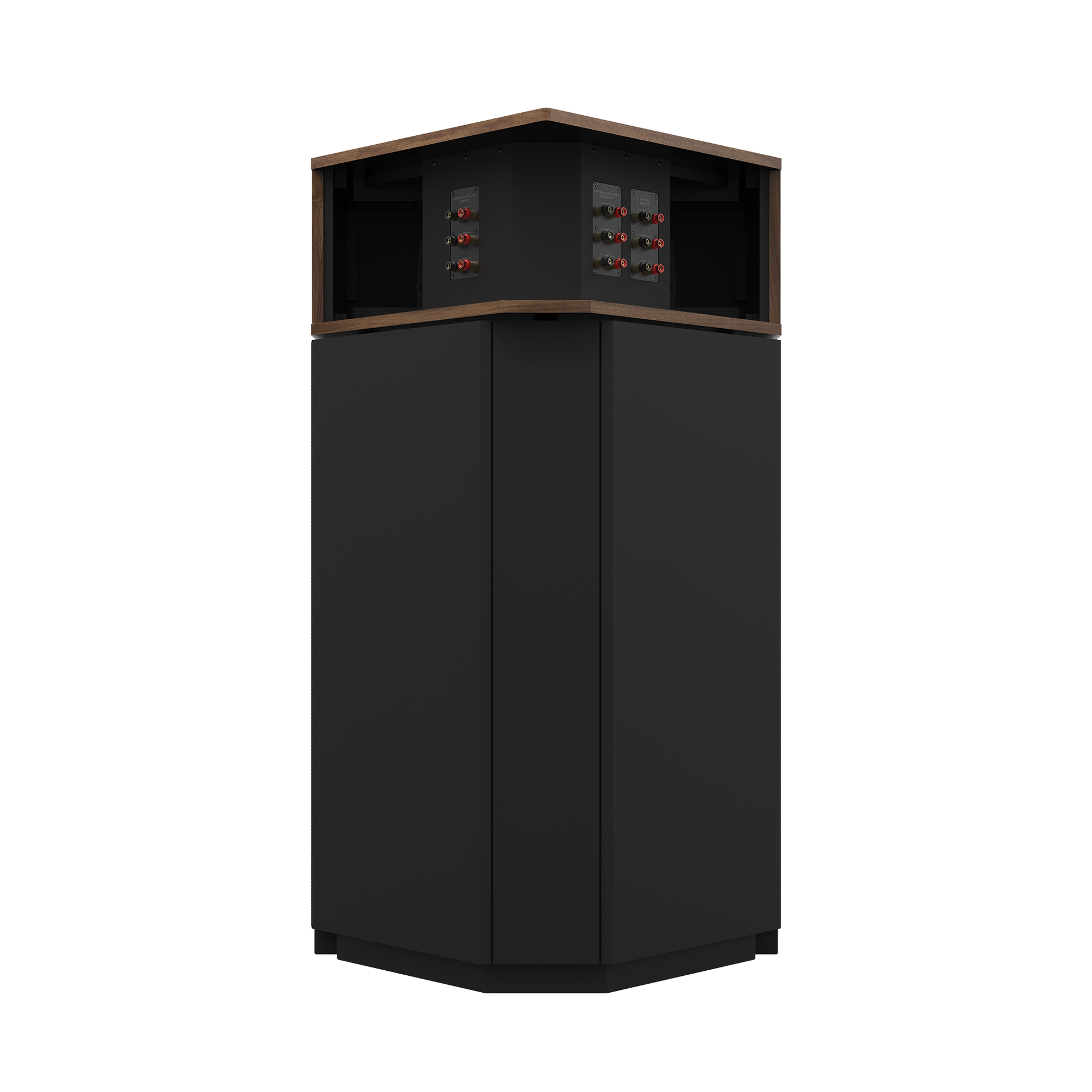Klipsch Klipschorn AK7 in American Walnut, rear panel view
