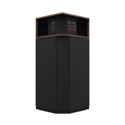 Klipsch Klipschorn AK7 in American Walnut, rear panel view