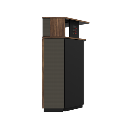 Klipsch Klipschorn AK7 in American Walnut, right side profile