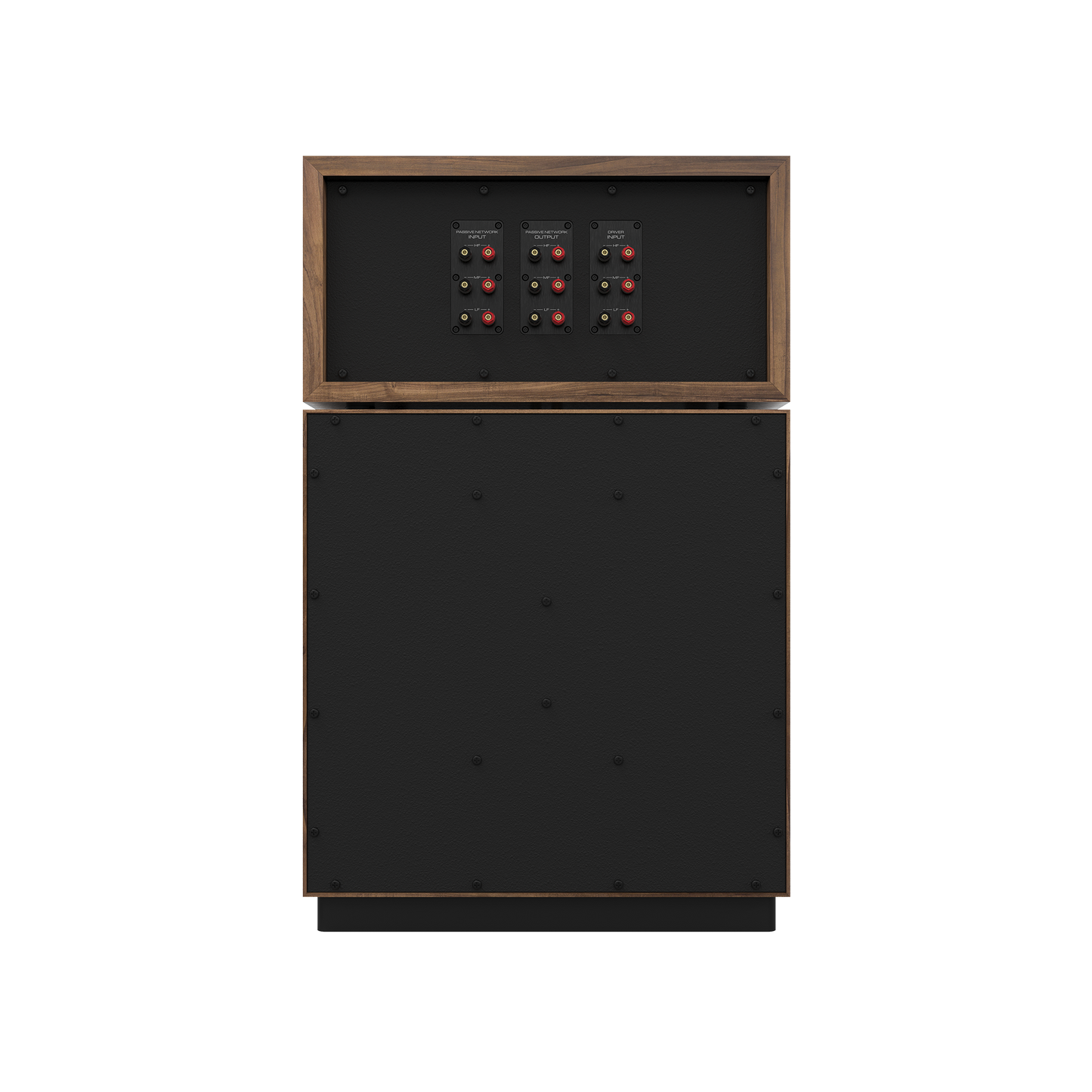 Klipsch La Scala AL6 in American Walnut, rear panel view