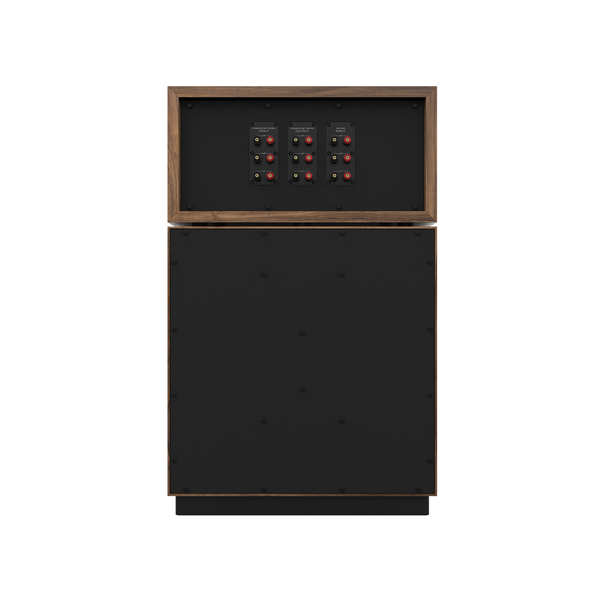 Klipsch La Scala AL6 in American Walnut, rear panel view