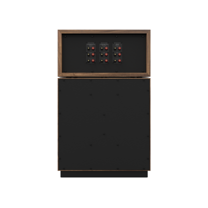 Klipsch La Scala AL6 in American Walnut, rear panel view