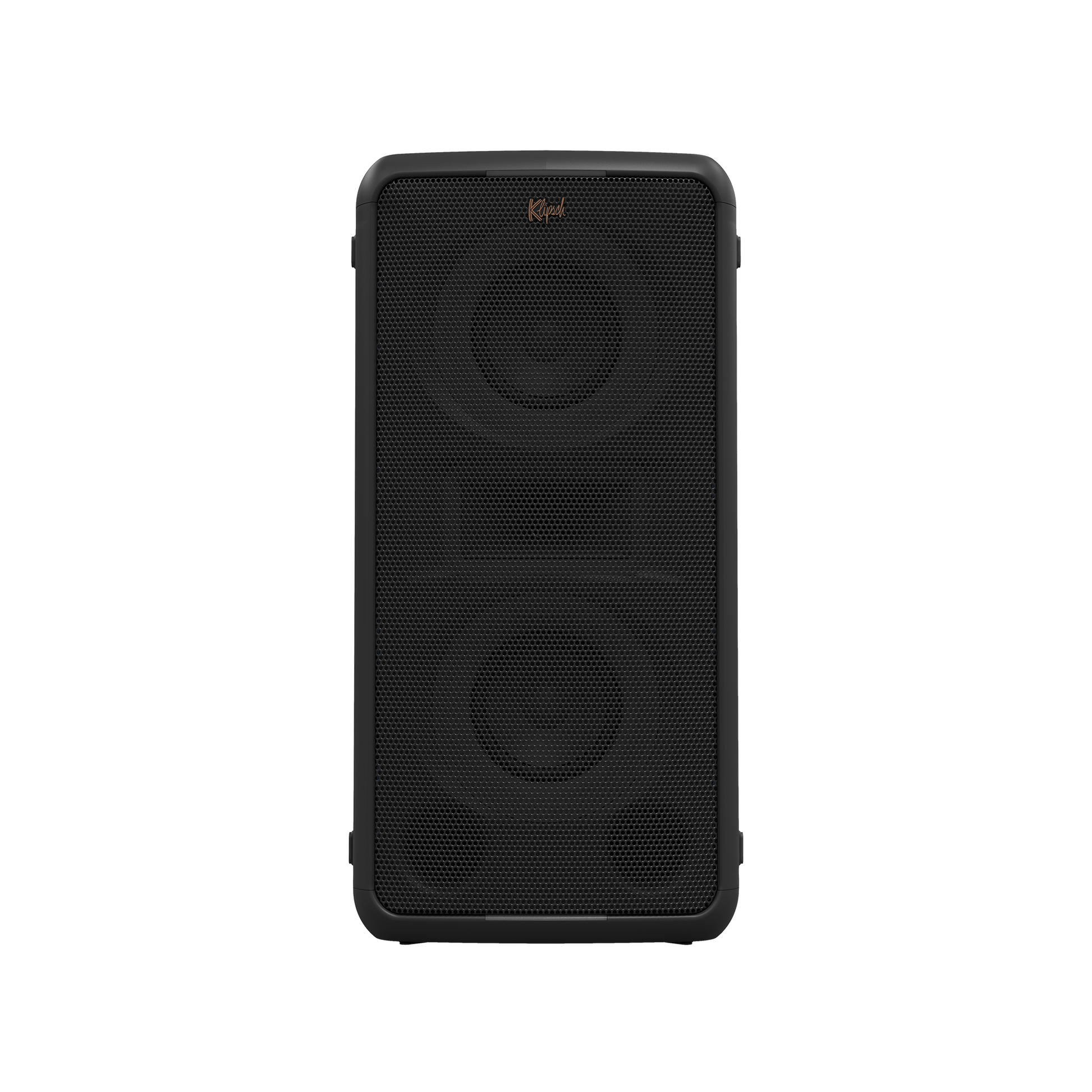 Klipsch Miami portable speaker in lights off, front view