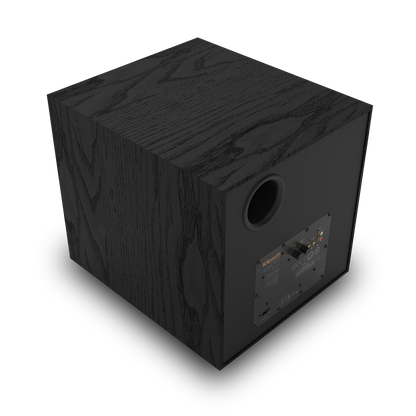 Klipsch R-121SW subwoofer rear panel with amplifier controls