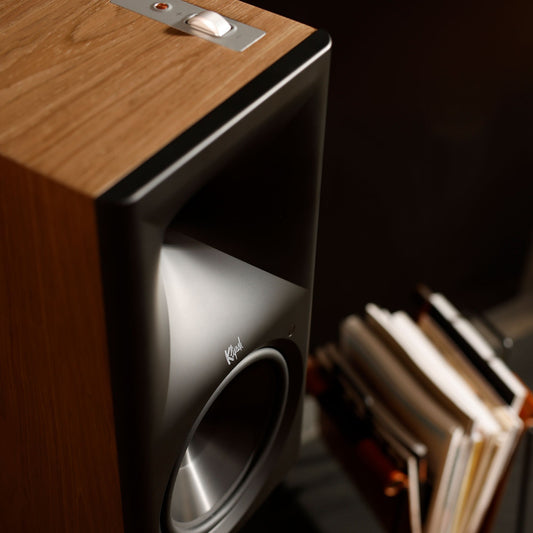Klipsch The Nines II powered speakers, front hero view