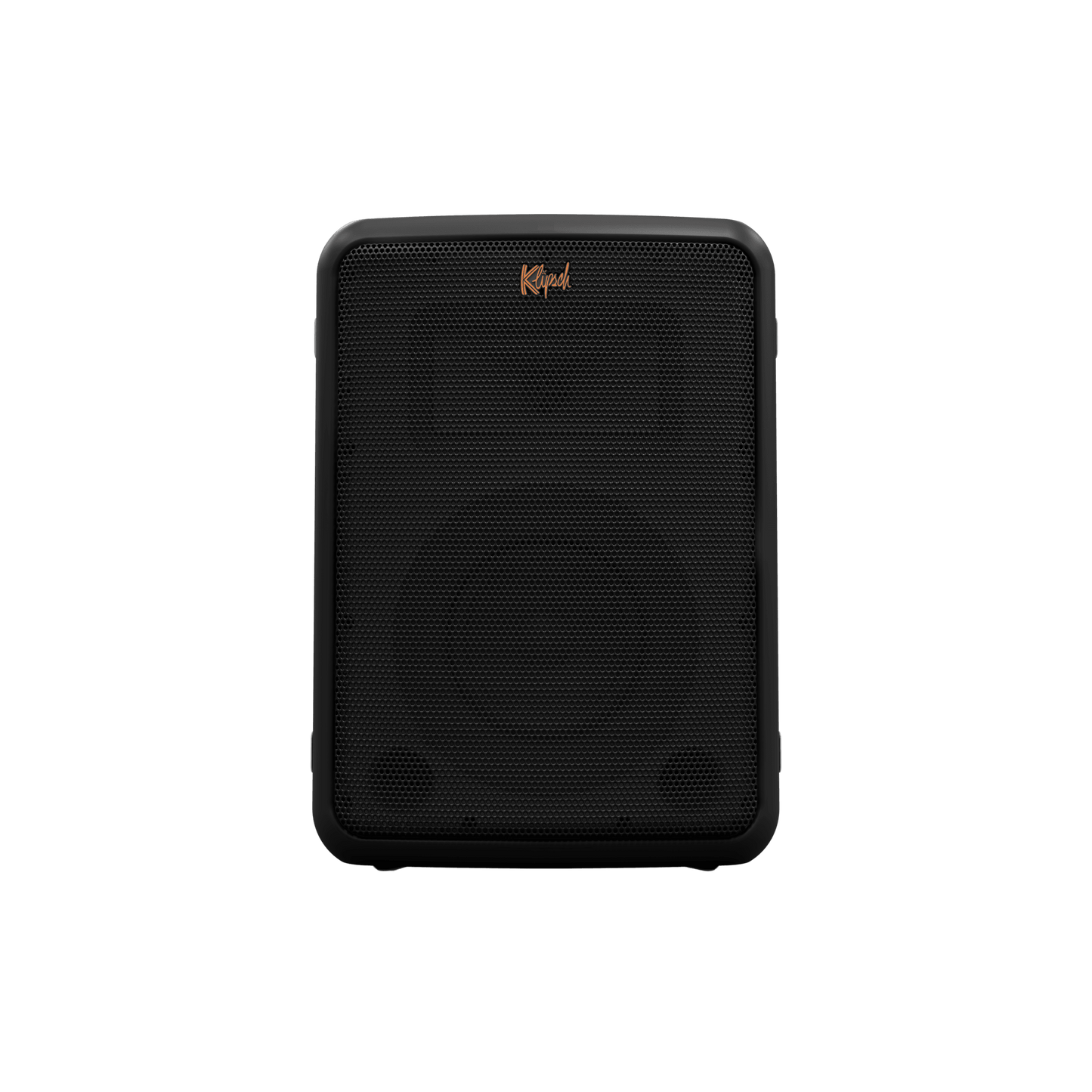 Klipsch Vegas portable speaker in lights off, front view