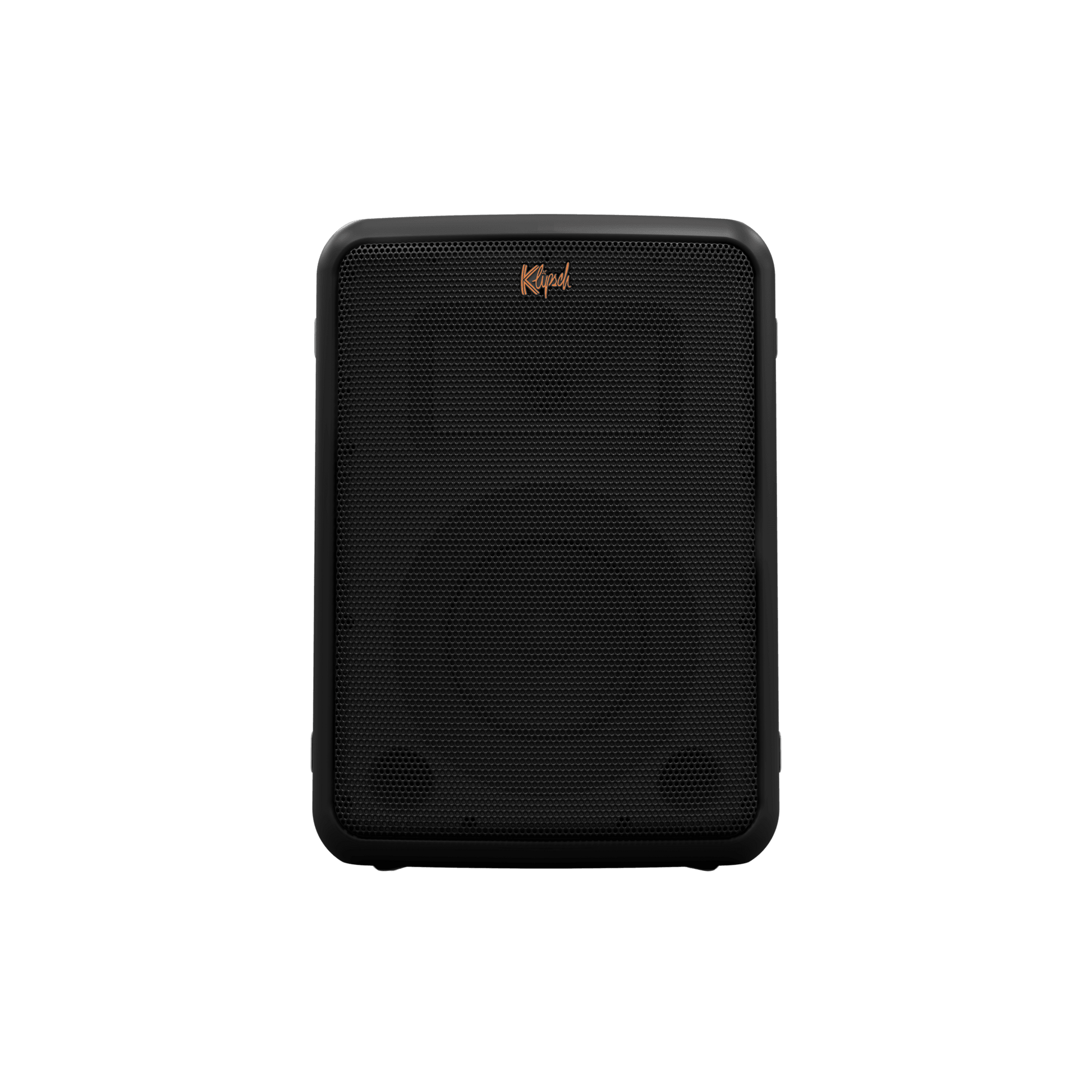 Klipsch Vegas portable speaker in lights off, front view