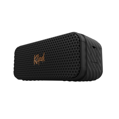 Klipsch Nashville portable speaker in Black, front hero angle