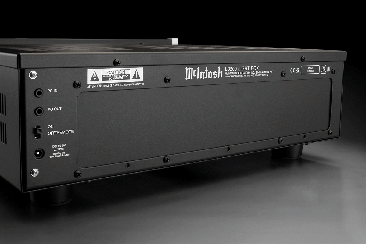 McIntosh LB200 Light Box, rear view