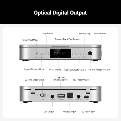 Fosi Audio MERAK CD Player