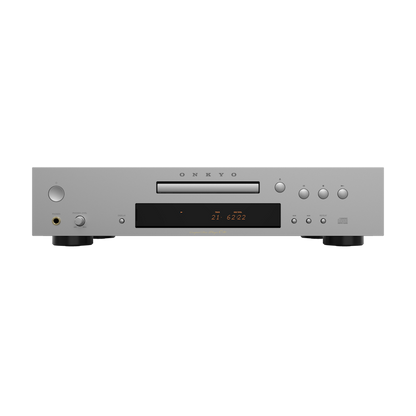 Onkyo Icon C-30 in silver, front panel with display and headphone jack