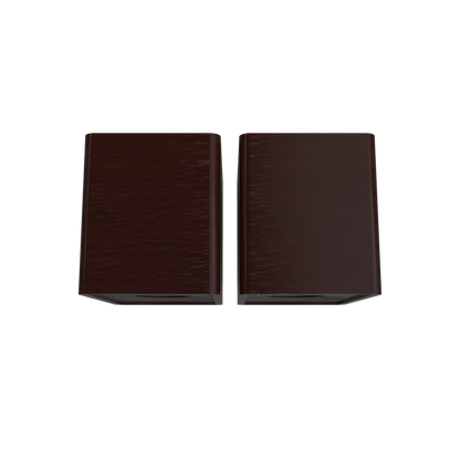 Onkyo GX-30ARC 80th Anniversary powered monitor in Bordeaux walnut, top-down view