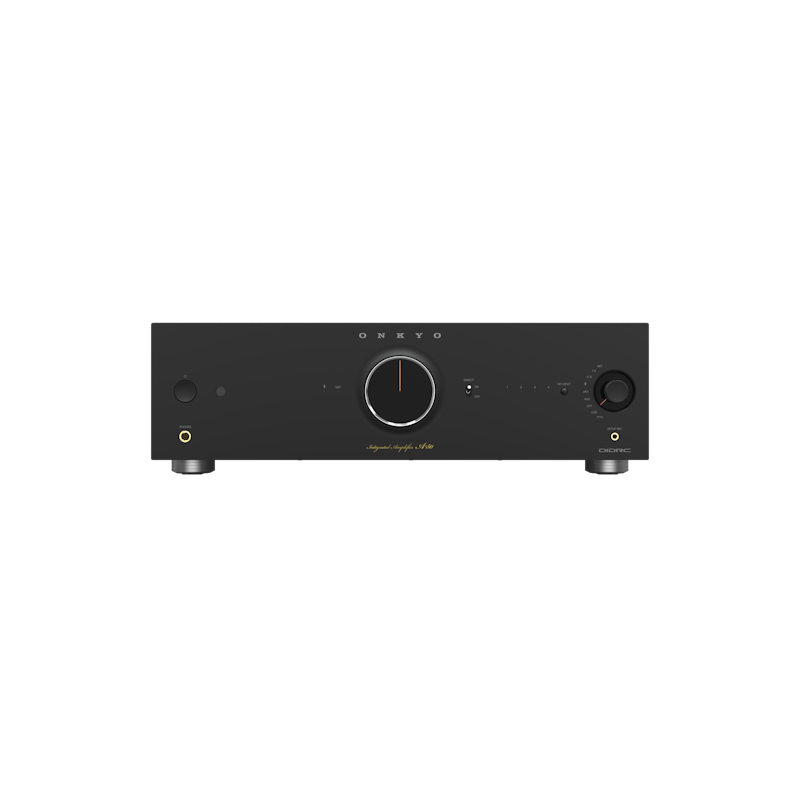 Onkyo A-50 in black, straight-on front panel view