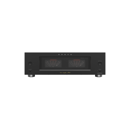 Onkyo M-80 in black, straight-on front panel view