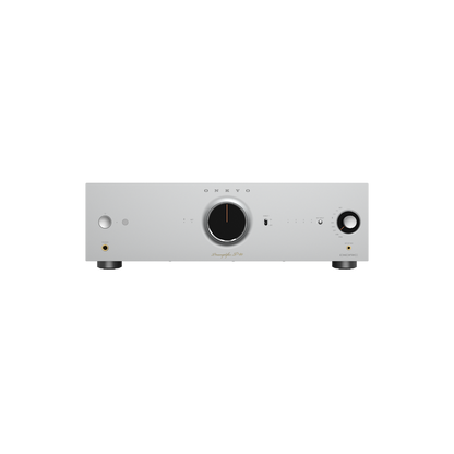 Onkyo P-80 in silver, straight-on front panel view