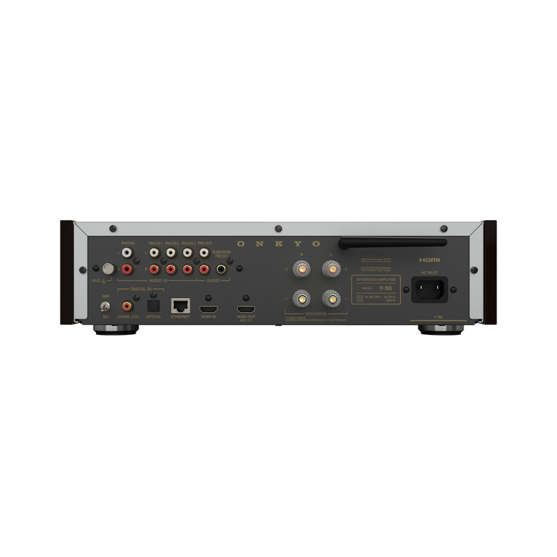 Onkyo Muse Y-50 80th Anniversary, rear panel connections