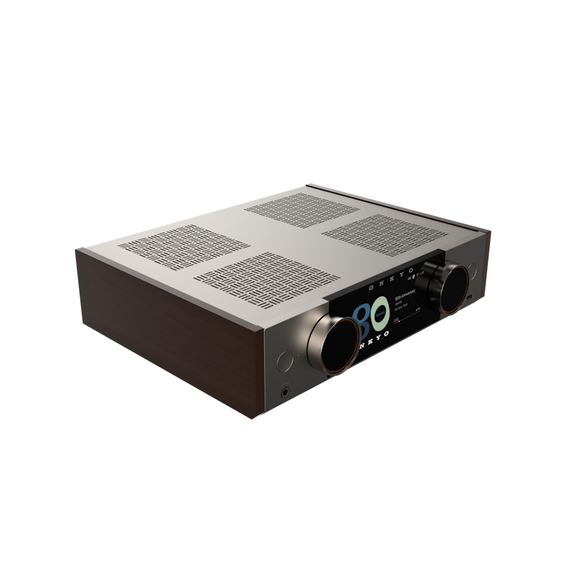 Onkyo Muse Y-50 80th Anniversary in Champagne Gold, right hero view
