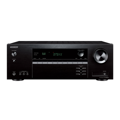Onkyo TX-NR5100 AV receiver in black, front panel view
