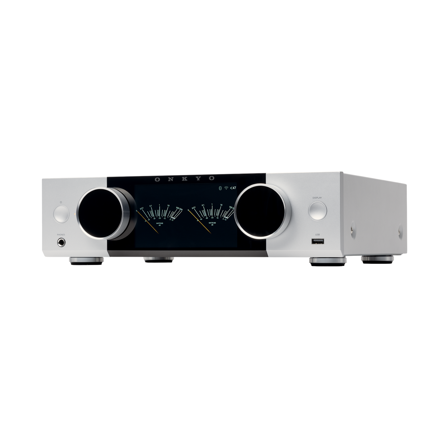 Onkyo Muse Y-40 in Silver, front hero view