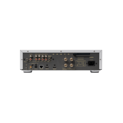 Onkyo Muse Y-50 in Silver, rear panel connections