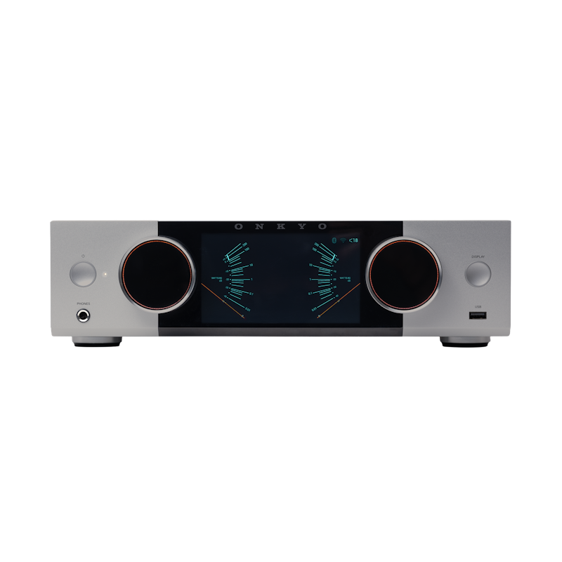 Onkyo Muse Y-50 in Silver, front panel with color LCD
