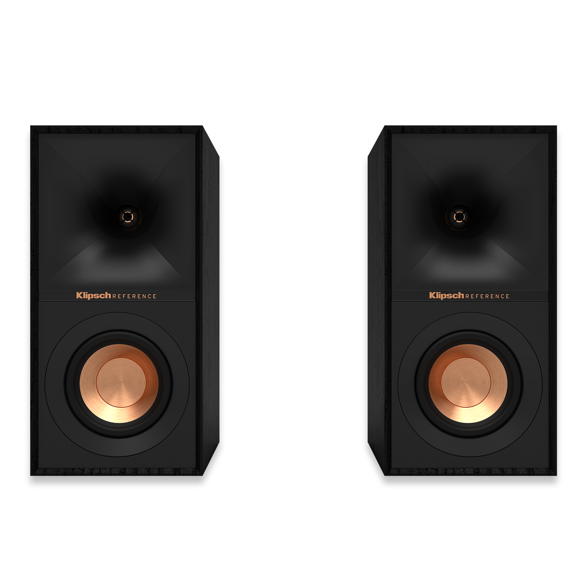 Klipsch R-40M bookshelf speaker with magnetic grille attached