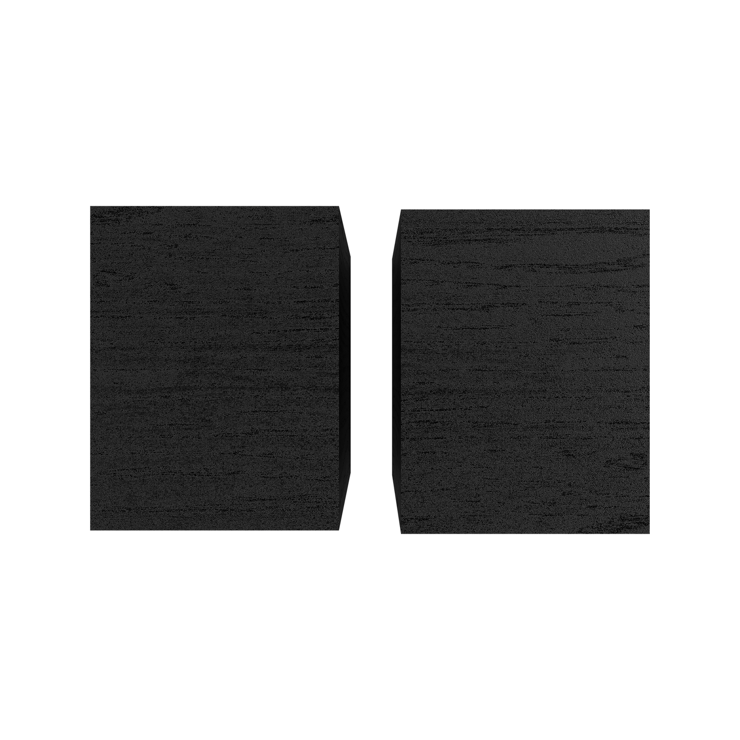 Klipsch R-40PM powered speaker in Black, top view with control dials