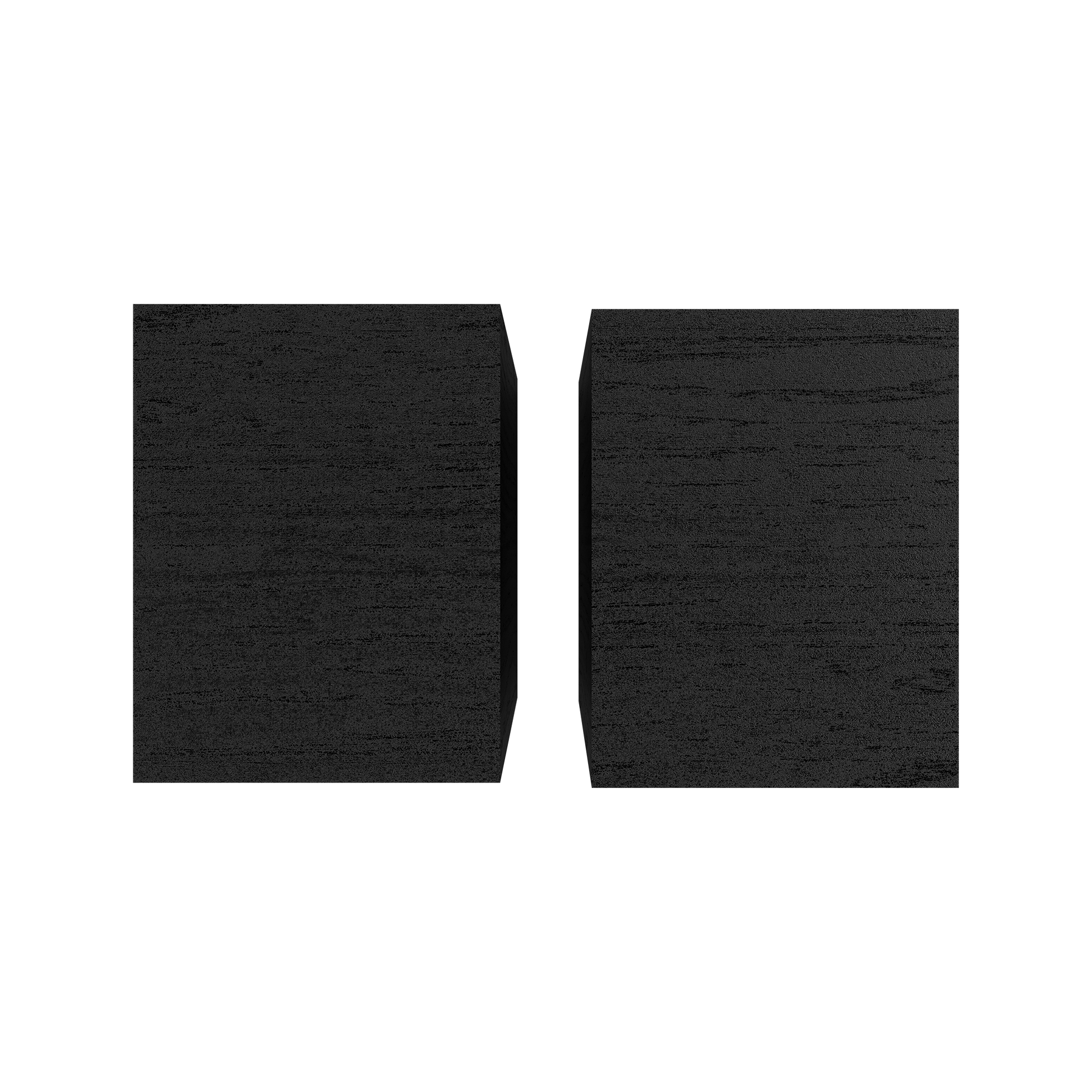 Klipsch R-40PM powered speaker in Black, top view with control dials