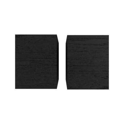 Klipsch R-40PM powered speaker in Black, top view with control dials