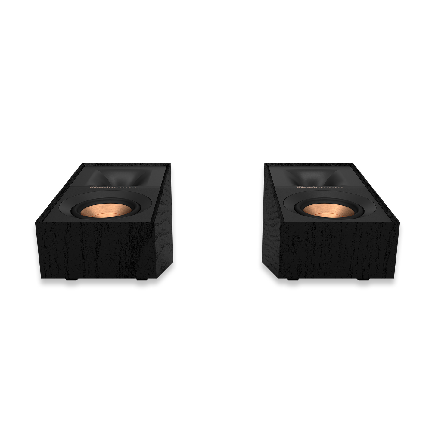 Klipsch R-40SA Atmos speaker with magnetic grille attached