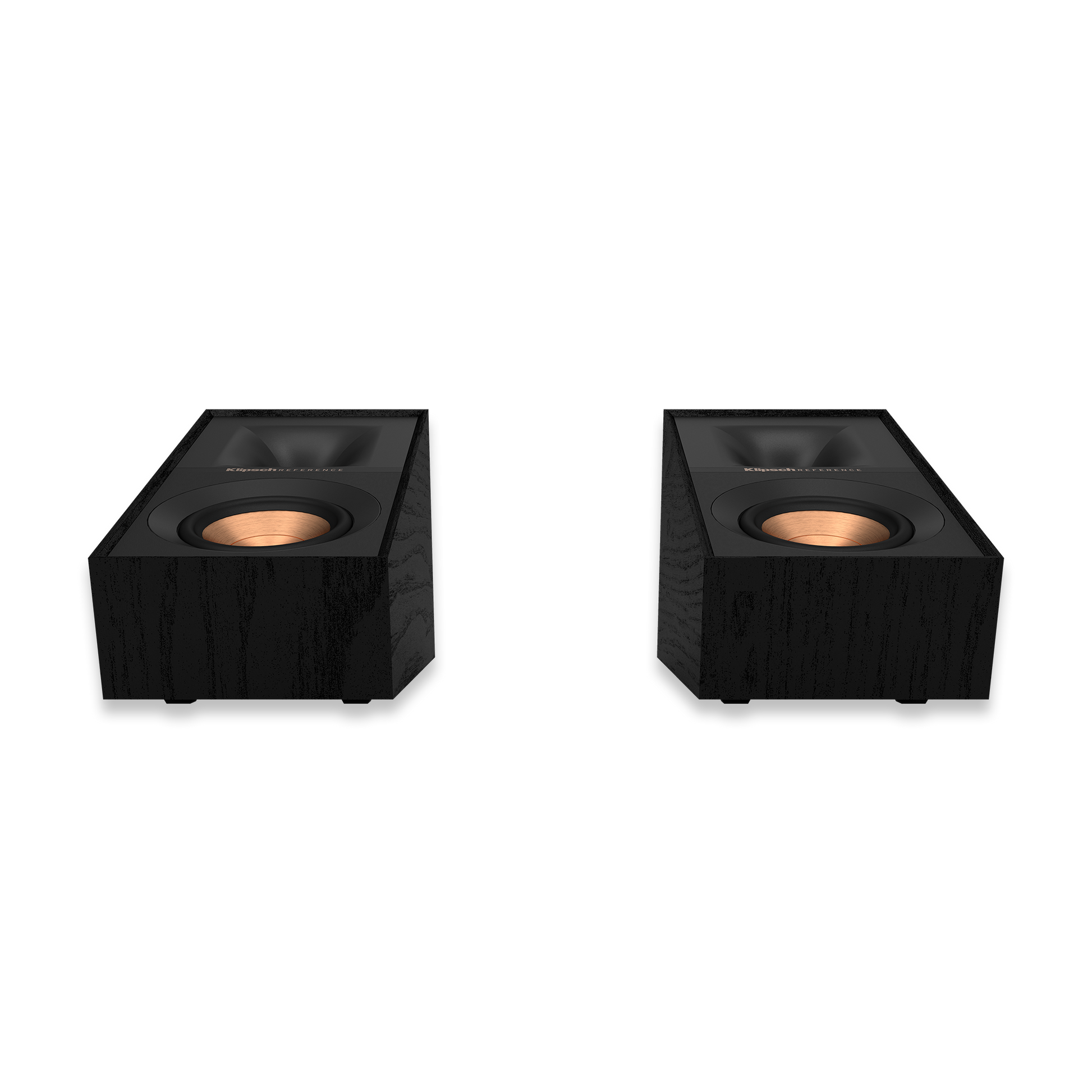 Klipsch R-40SA Atmos speaker with magnetic grille attached