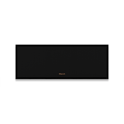 Klipsch R-50C center channel speaker with magnetic grille attached
