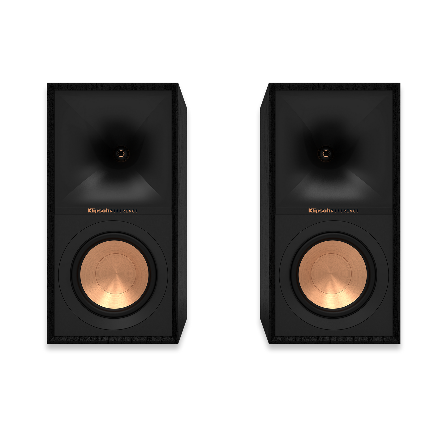 Klipsch R-50M bookshelf speaker with magnetic grille attached