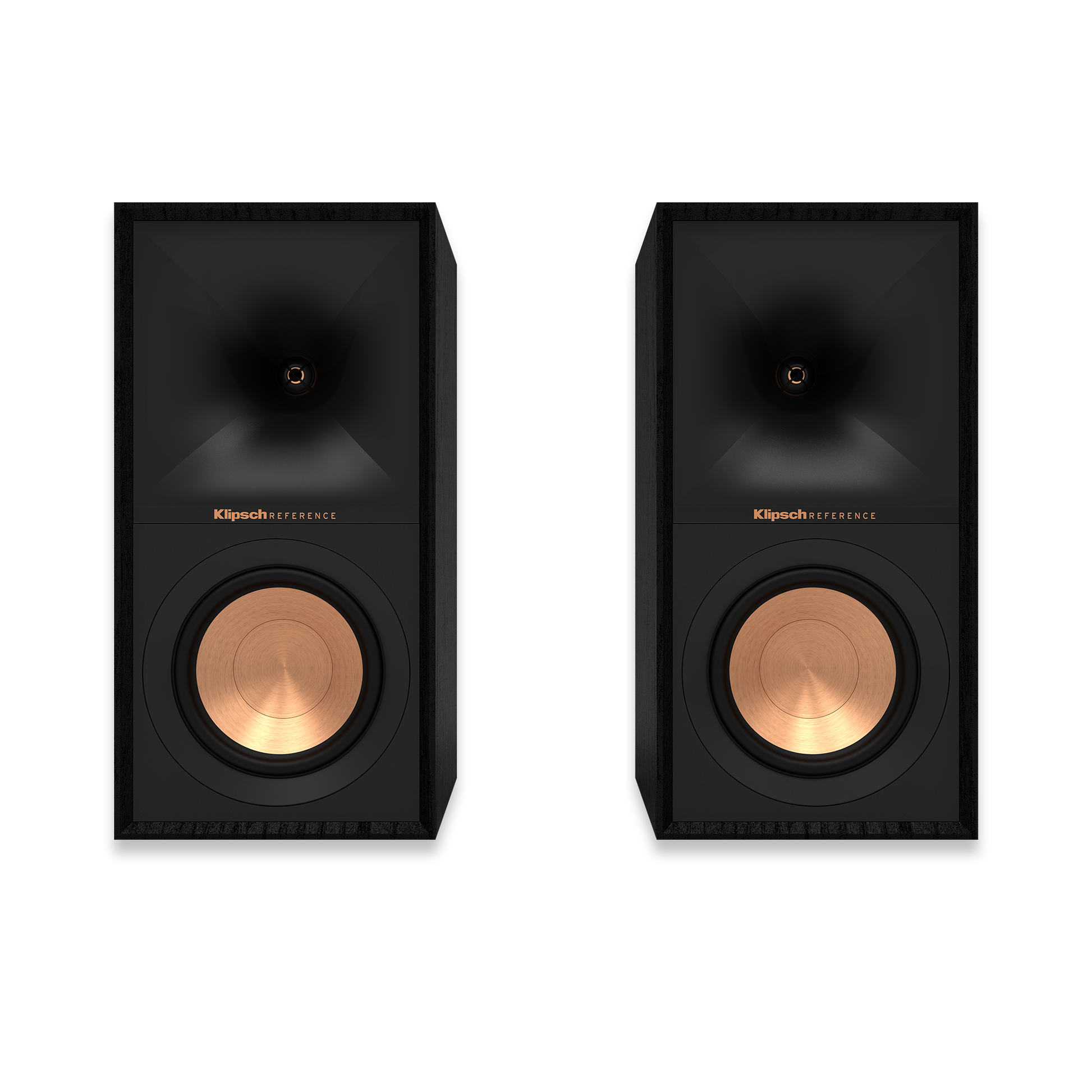 Klipsch R-50M bookshelf speaker with magnetic grille attached