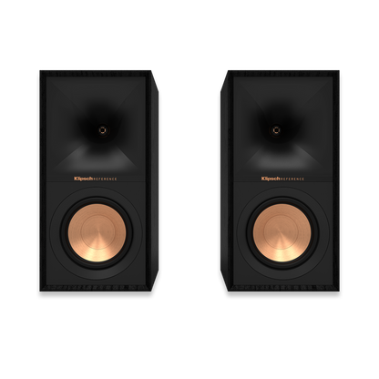 Klipsch R-50M bookshelf speaker with magnetic grille attached