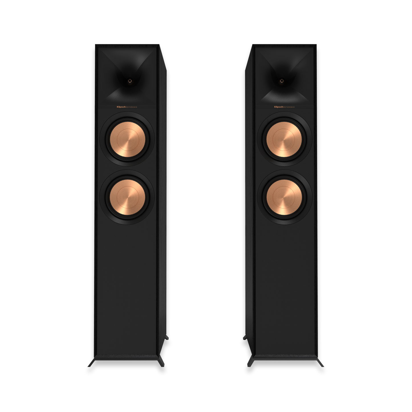 Top of Klipsch R-605FA showing up-firing Dolby Atmos elevation driver