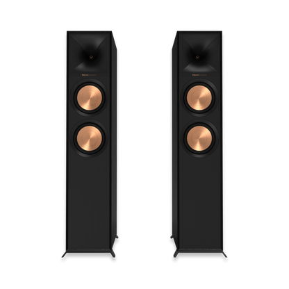 Top of Klipsch R-605FA showing up-firing Dolby Atmos elevation driver