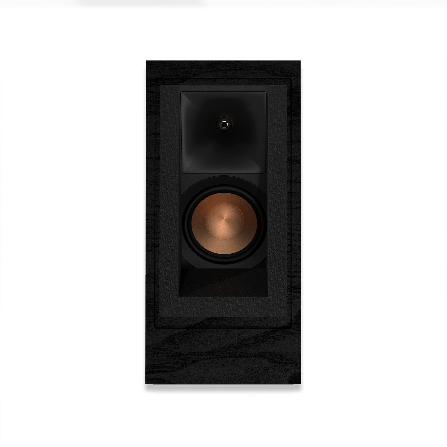 Detail of Klipsch R-605FA 90 by 90 Tractrix horn and LTS tweeter