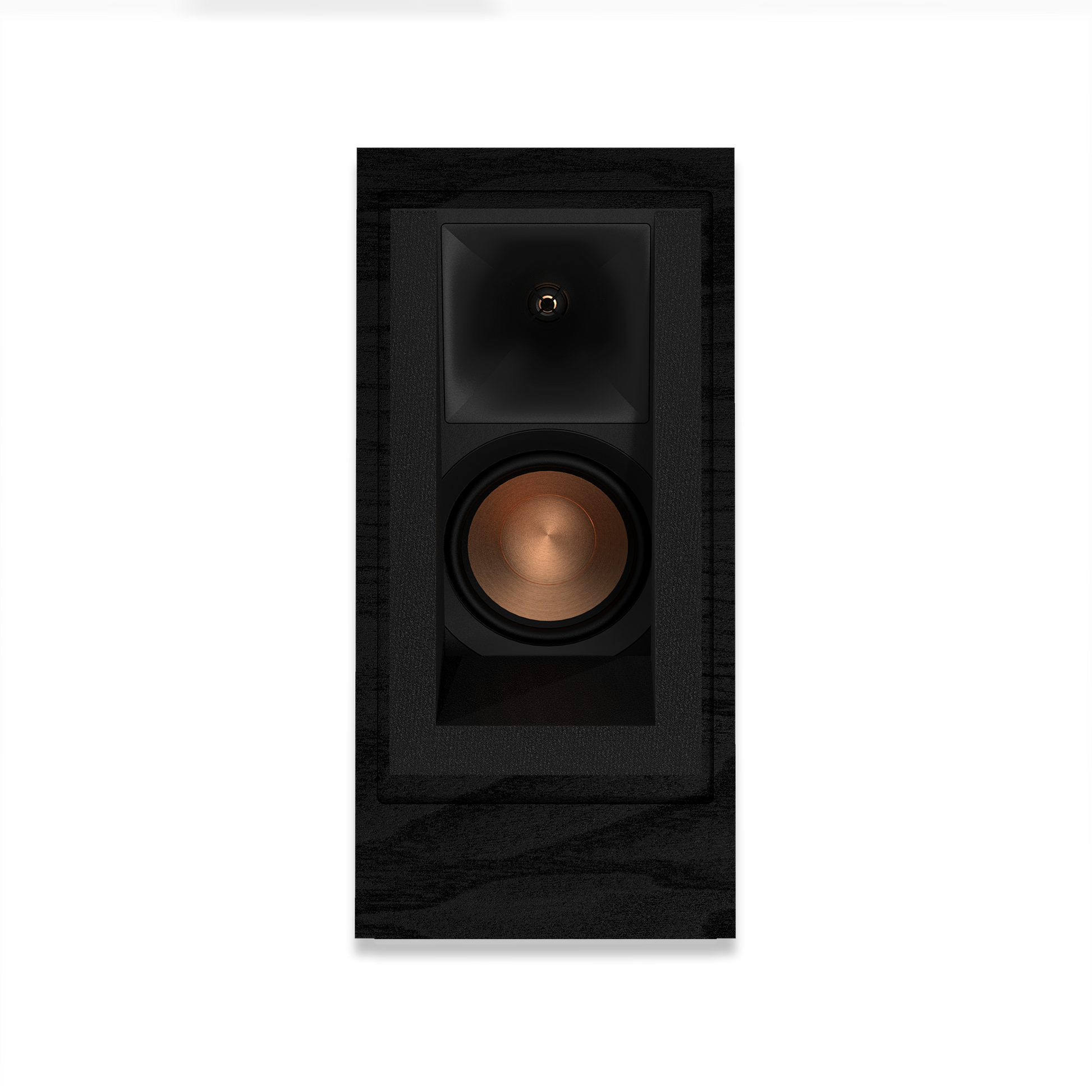 Detail of Klipsch R-605FA 90 by 90 Tractrix horn and LTS tweeter