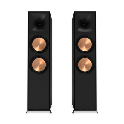 Klipsch R-800F speaker with magnetic grille attached