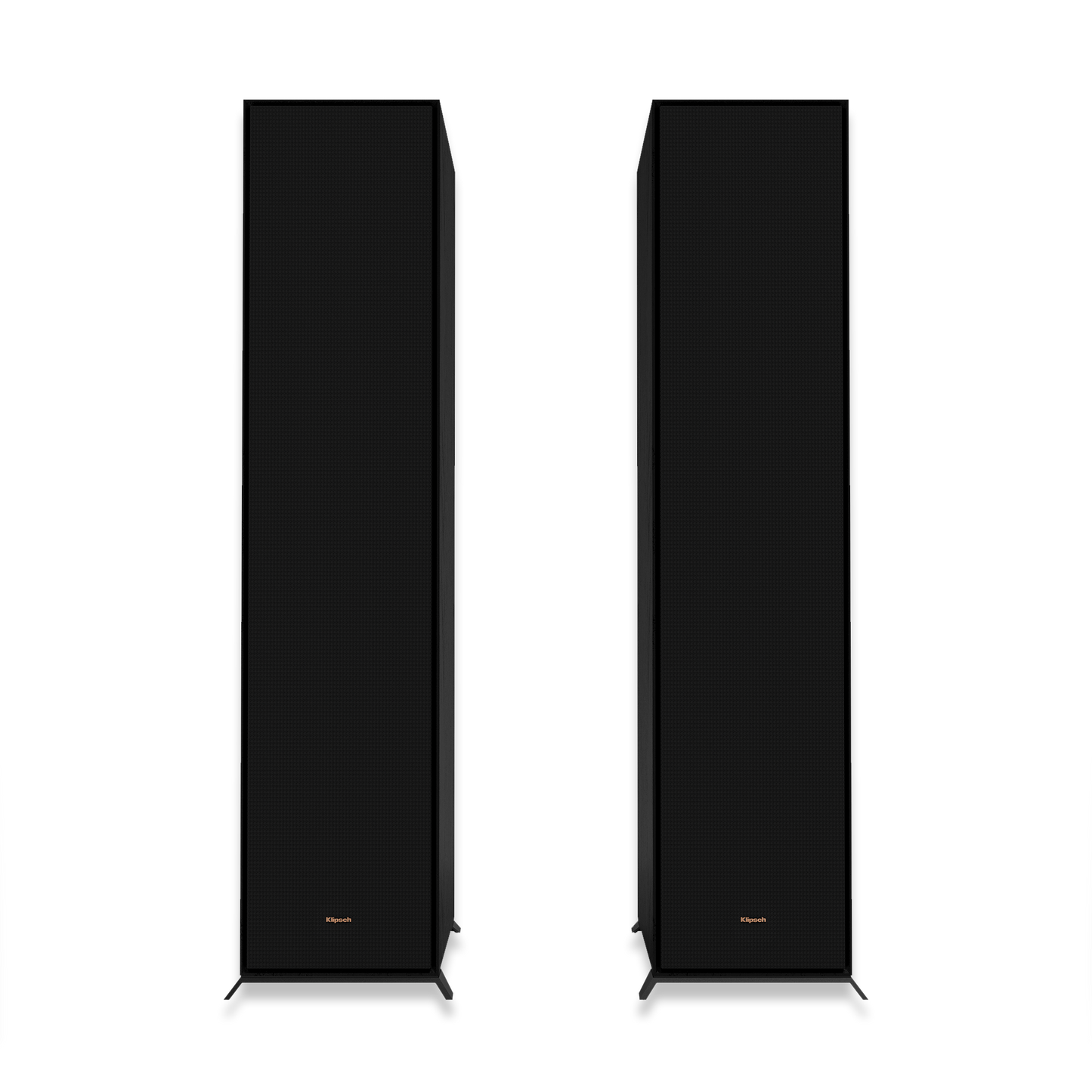 Close-up of Klipsch R-800F 90 by 90 Tractrix horn and LTS tweeter