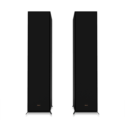 Close-up of Klipsch R-800F 90 by 90 Tractrix horn and LTS tweeter