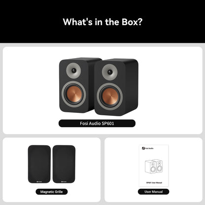 Fosi Audio SP601 Black New Version - Passive Speaker