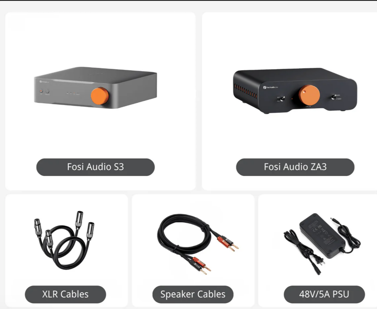 Fosi Audio S3 - Balanced Hifi Streamer DAC Preamp