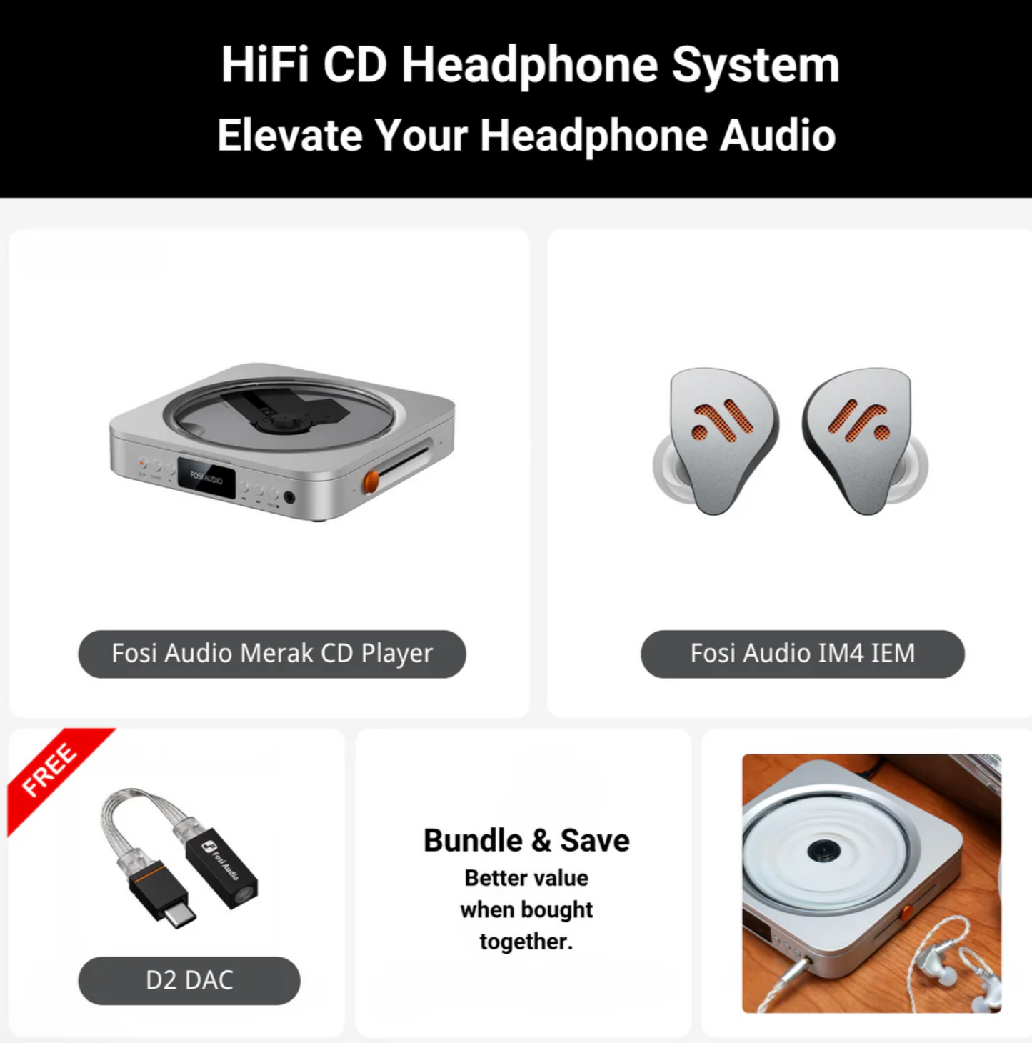 Fosi Audio MERAK CD Player