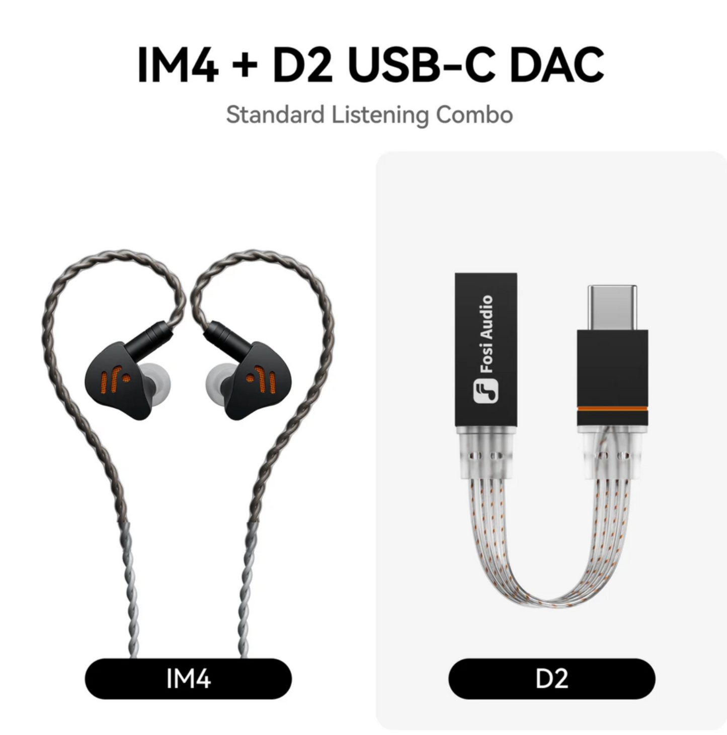 Fosi Audio IM4 - In-ear Open-back Monitor