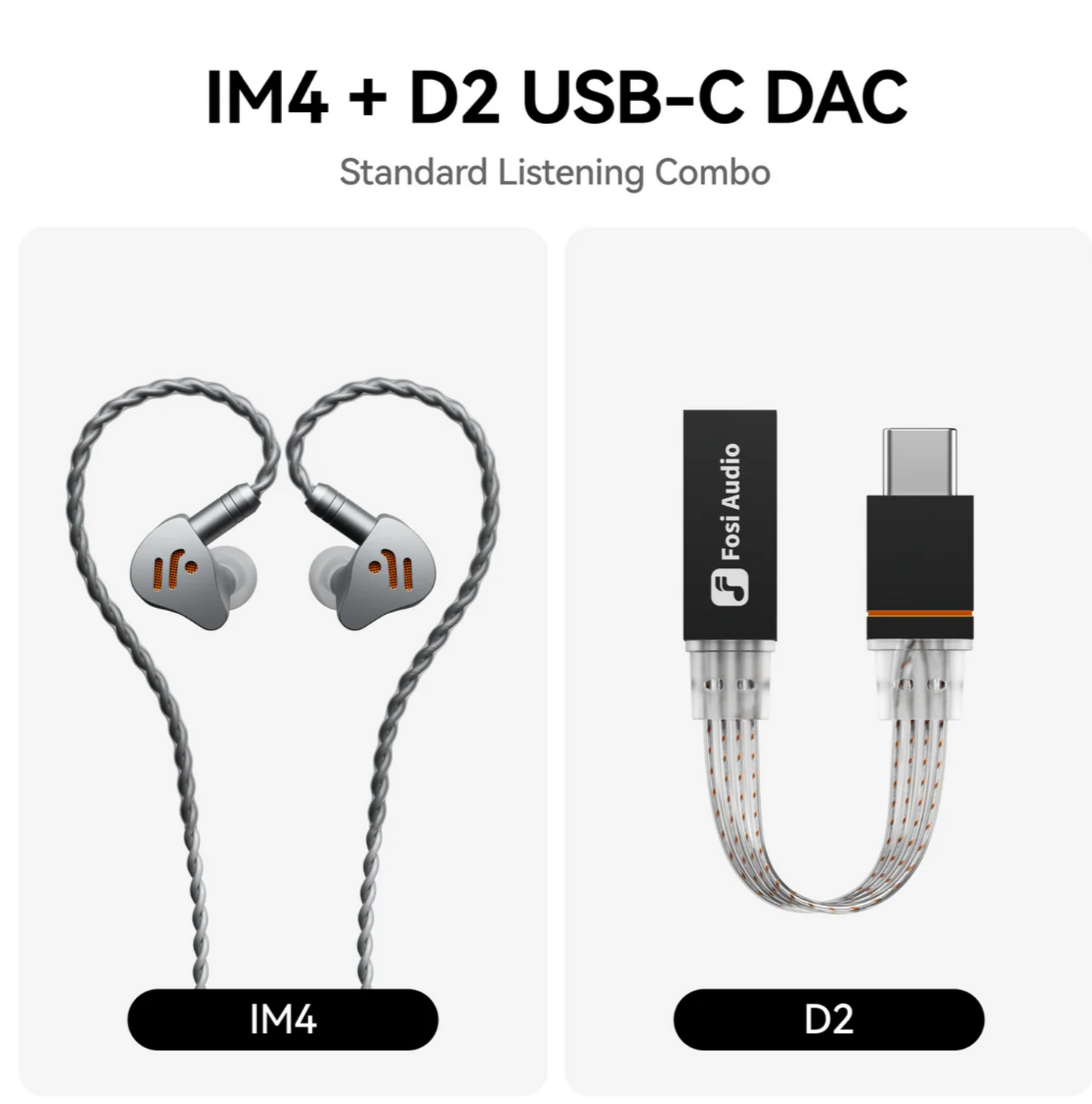 Fosi Audio IM4 - In-ear Open-back Monitor