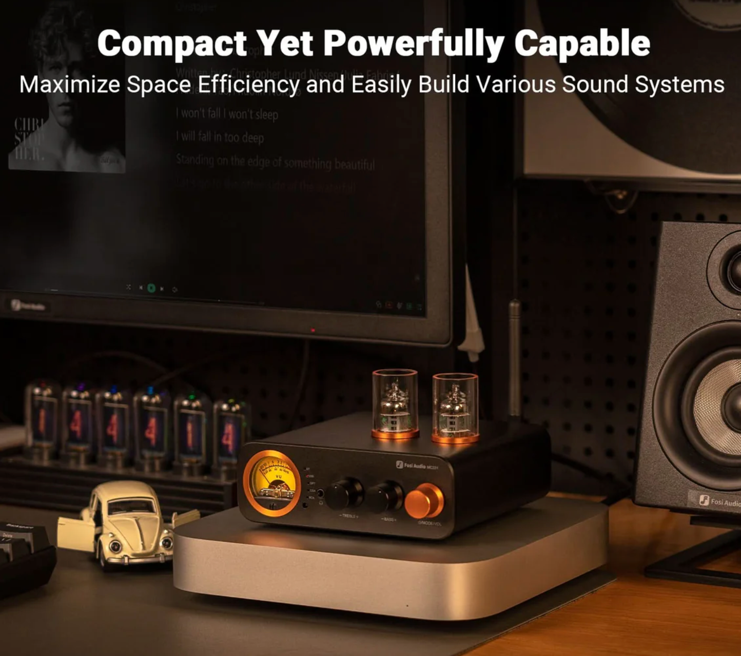 Fosi Audio MC331 Tube Integrated Bluetooth Amp