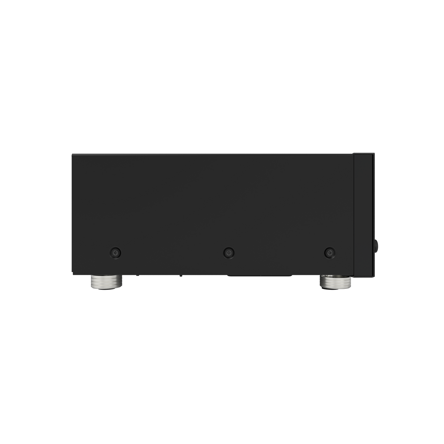 Onkyo TX-RZ70 AV receiver in black, left front angle