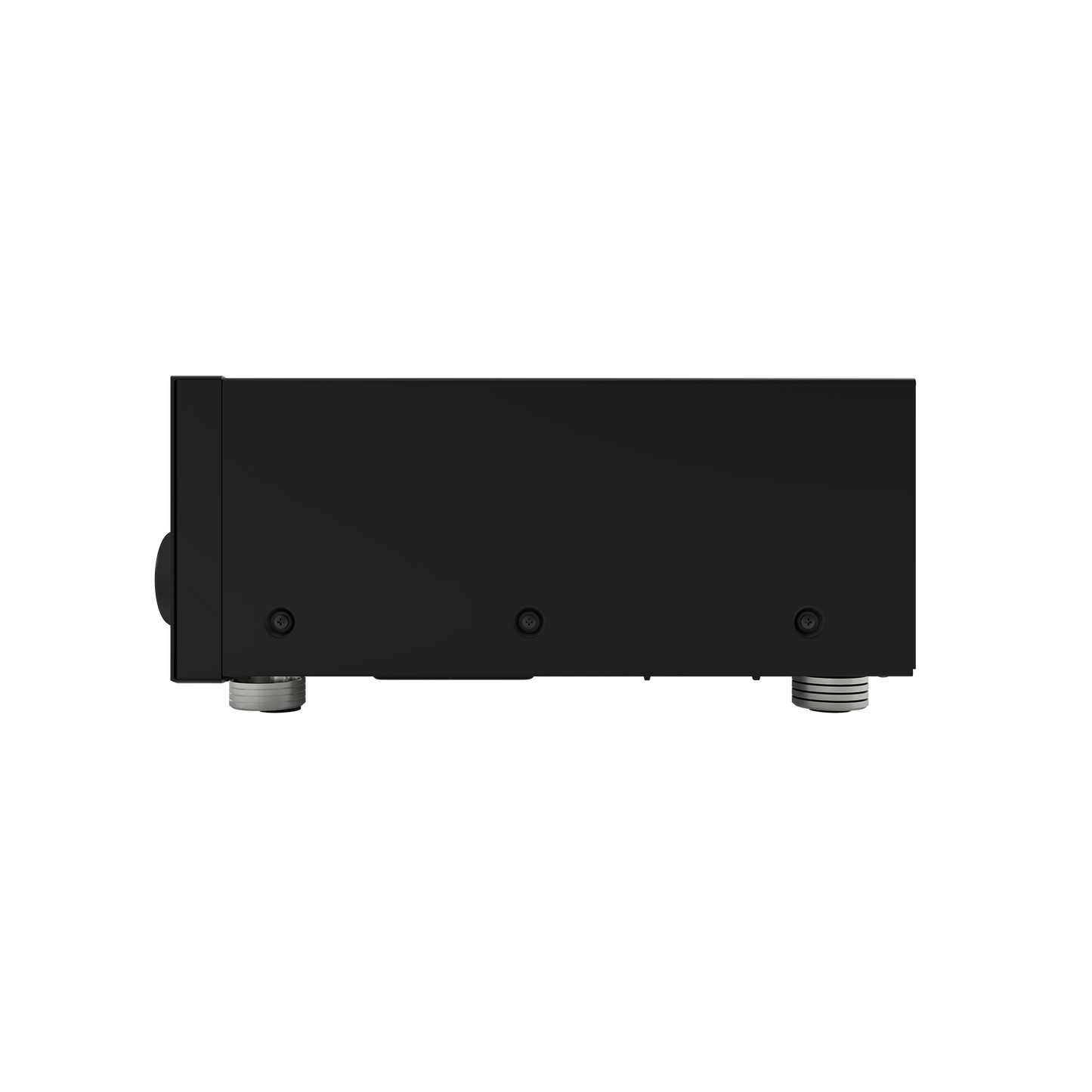 Onkyo TX-RZ70 AV receiver in black, right front angle